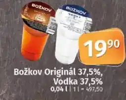 COOP TIP Božkov Originál 37,5%,Vodka 37.5% nabídka