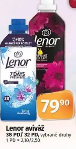 COOP TIP Lenor aviváž nabídka