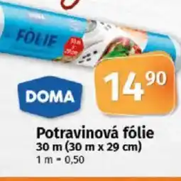 COOP TIP DOMA Potravinová fólie nabídka