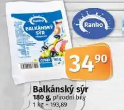 COOP TIP Ranko Balkánský sýr nabídka