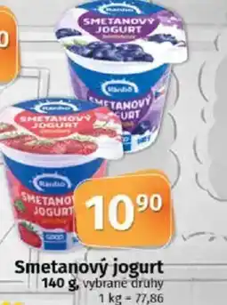 COOP TIP Ranko Smetanový jogurt nabídka