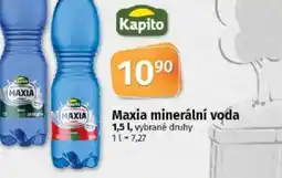 COOP TIP Kapito Maxia minerální voda nabídka
