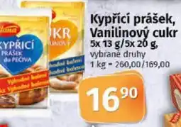 COOP TIP Vitana Kypřící prášek, Vanilinový cukr nabídka