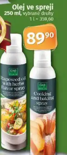 COOP TIP Olej ve spreji nabídka