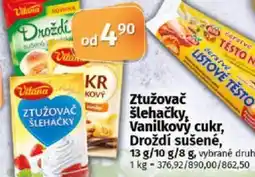COOP TIP Vitana Ztužovač šlehačky, Vanilkový cukr, Droždí sušené nabídka