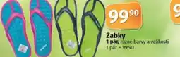 COOP TIP Žabky nabídka