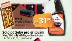 COOP TIP Solo potřeby pro grilování nabídka