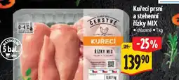 Albert Kuřecí prsní a stehenní řízky MIX nabídka