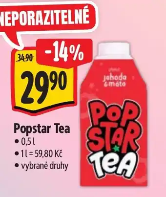 Albert Popstar Tea nabídka