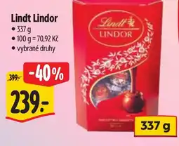 Albert Lindt Lindor nabídka