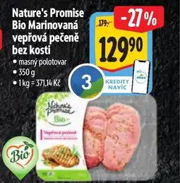 Albert Nature's Promise Bio Marinovaná vepřová pečeně bez kosti nabídka