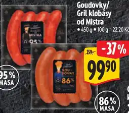 Albert Goudovky/ Gril klobásy od Mistra nabídka