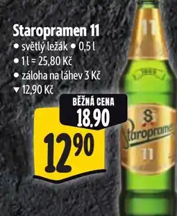 Albert Staropramen 11 světlý ležák nabídka