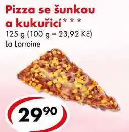 CBA Pizza se šunkou a kukuřicí, 125 g nabídka