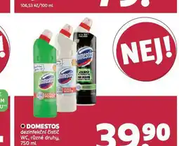 Rossmann Domestos wc čistič nabídka