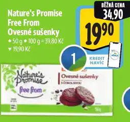 Albert Nature's Promise Free From Ovesné sušenky nabídka