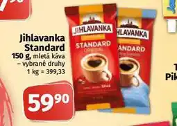 Coop Jihlavanka standard mletá káva nabídka