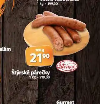 Coop Štýrské párečky nabídka