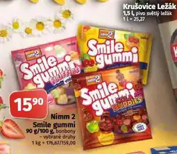 Coop Nimm2 smile gummi nabídka