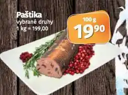 Coop Paštika nabídka