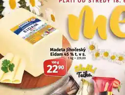 Coop Madeta jihočeský eidam 45= nabídka