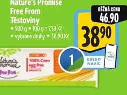 Albert Nature's Promise Free From Těstoviny nabídka
