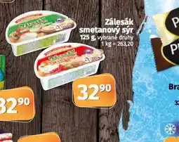 Coop Zálesák smetanový sýr nabídka