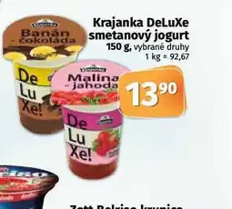 Coop Krajanka deluxe smetanový jogurt nabídka