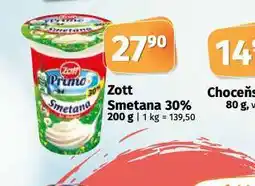 Coop Zott smetana 30% nabídka
