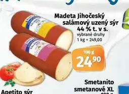 Coop Madeta jihočeský salámový uzený sýr 44% nabídka