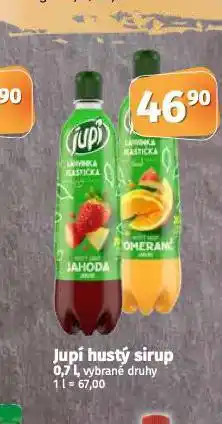 Coop Jupí hustý sirup nabídka