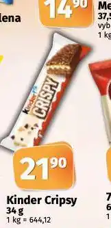 Coop Kinder crispy nabídka