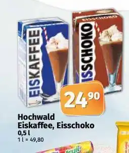 Coop Hochwald eiskaffee, eisschoko nabídka
