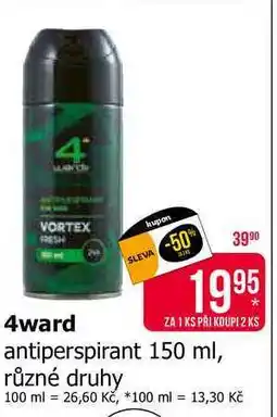 Teta 4ward antiperspirant 150 ml, různé druhy nabídka