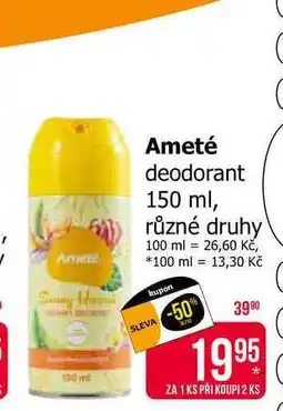 Teta Ameté deodorant 150 ml nabídka