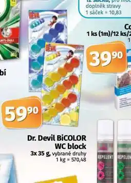 Coop Dr. devil bicolor wc blok nabídka