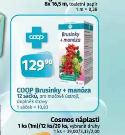 Coop brusinky + manóza