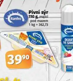 Coop Pivní sýr nabídka