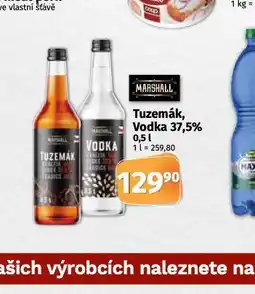 Coop Tuzemák, vodka 37,5% nabídka