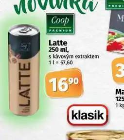 Coop Latte nabídka