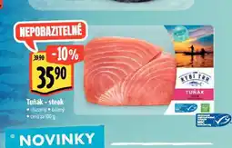 Albert Tuňák steak nabídka