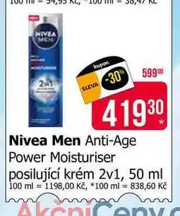 Teta Nivea Men Anti-Age Power Moisturiser posilující krém 2v1, 50 ml nabídka