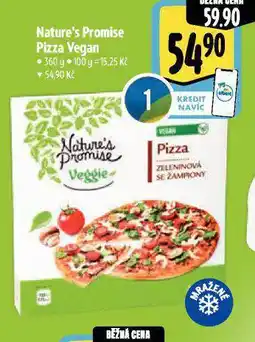 Albert Pizza vegan nabídka