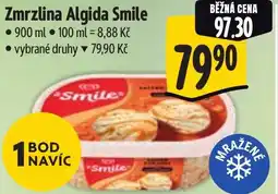 Albert Zmrzlina Algida Smile nabídka