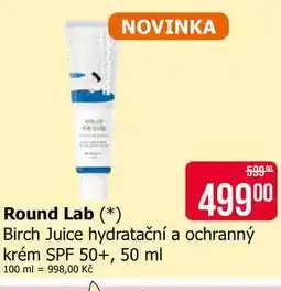 Teta Round Lab Birch Juice hydratační a ochranný krém SPF 50+, 50 ml nabídka