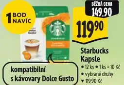 Albert Starbucks Kapsle nabídka