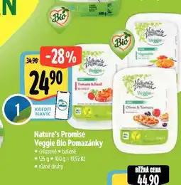 Albert Veggie bio pomazánky nabídka
