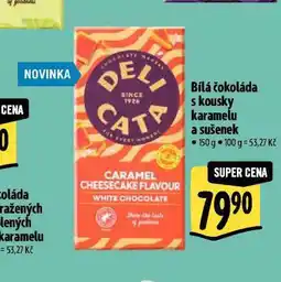 Albert Bílá čokoláda s kousky karamelu a sušenek nabídka