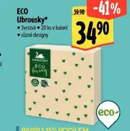 Albert Eco ubrousky nabídka