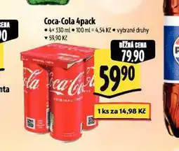 Albert Coca cola 4pack nabídka